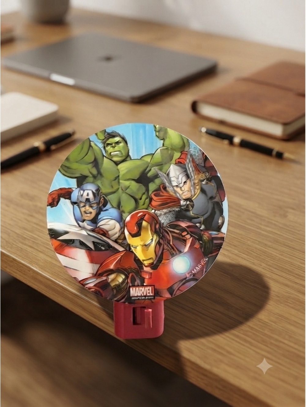 Marvel Avengers Night Light with Hulk, Thor, Iron Man, and Captain America